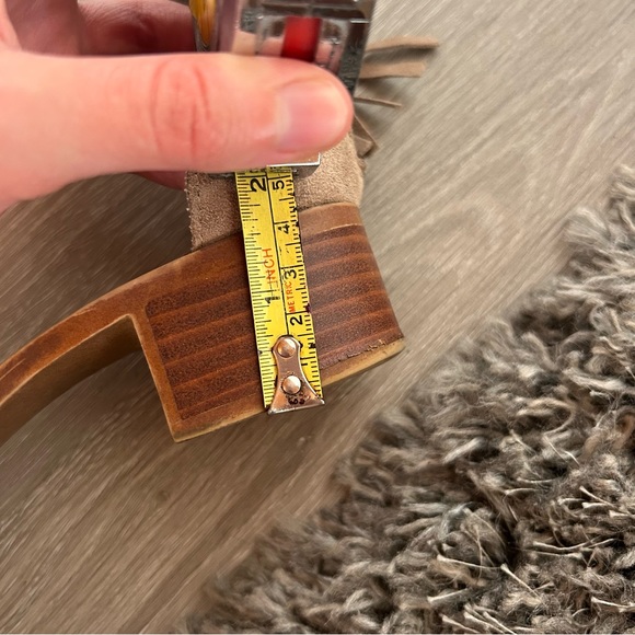 Darcie - Taupe Suede Tassel Zip Sandals | Steve Madden - Picture 9 of 9